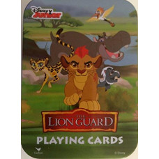 The Lion guard Playing cards 52 card Deck Tin case (Kion, Bunga, Beshte, Fuli and Ono)