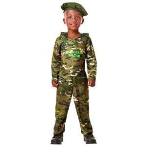 Seasons Army commando Role Play costume, 2t-4t
