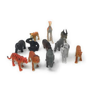US Toy Mini Wild Animals Action Figure (3-Pack)