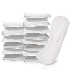 Maximum Absorbency Maternity Pads Pack of 28]  Large Heavy Flow Postpartum Pads - Ultra Soft Disposable Nursing Maxi Pads for New Moms- Vakly Postpartum guide Included