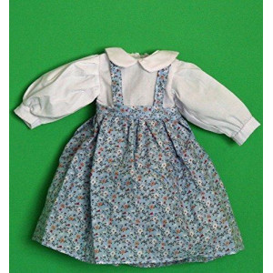 Porcelain Doll coton Dress collar W 5 cm, Shoulder W 9 cm, Sleeve L 12 cm, cuffs W 3 cm, Bust W 9 cm, Waist 10 cm, Overall L 22 cm,May Fit 14-16 Doll