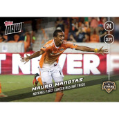 Topps MLS Houston Dynamo Mauro Manotas 35 Now Trading card