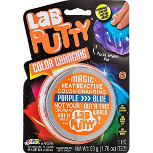 Lab Putty color changing Heat Sensitive by JA-RU Stress Toy Tactile game Anxiety Relief great for Autism and Therapy Party Favor Science Toy for Kids and Adults 9576-1