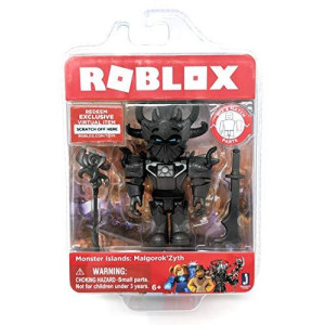 Roblox Monster Islands: MalgorokZyth Single Figure core Pack with Exclusive Virtual Item code