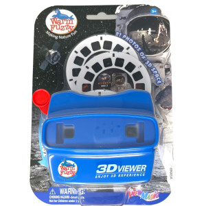 WARM FUZZY Toys 3D Viewfinder (Dinosaur) - Viewfinder for Kids & Adults, classic Toys, Slide Viewer, 3D Reel Viewer, Retro Toys, Vintage Toys with 3 Reels - contains 21 High Definition 3D Images