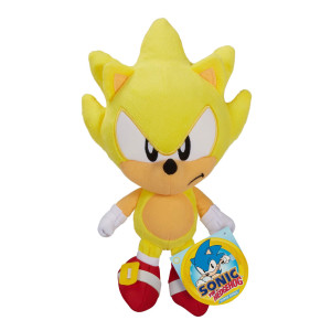Sonic The Hedgehog Super Sonic 7-Inch Plush collectible Stuffed Figure