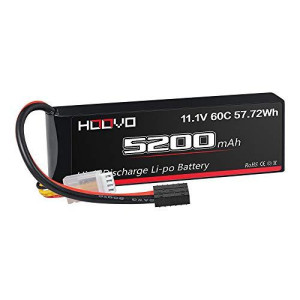 HOOVO 3S 111V 5200mAh 60c LiPo Battery Pack with Tracxas Plug for Rc Helicopter Rc Airplane Rc Hobby UAV Drone FPV