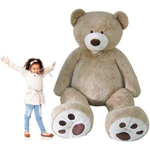 Nspire 8ft Oversize Valentines Day giant Teddy Bear Jumbo Plush gigantic Stuffed Animal (8ft, Light Brown)