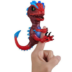 WowWee Untamed Radioactive Raptor - gamma (Red) - Interactive Toy