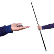 SUMAg Magic Pocket Staff Metal Appearing cane with Video Tutorial Link Magic Wands for Professional Magicians Stage close-up Magic Tricks Pocket Staff Magic Staff Accessories Props Illusion
