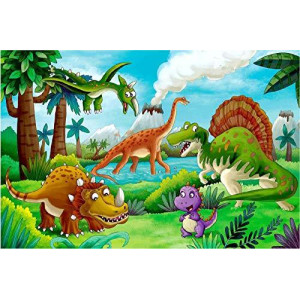 100 Piece Jigsaw Puzzles for Kids 4-8 Puzzles for Toddler Dinosaur Puzzle children Learning Preschool Educational Puzzles Toys for Boys and girls