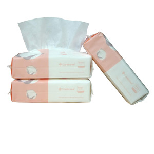 careboree Extra Thick Facial cotton Tissue Disposable Dry Wipes Makeup Removing 3 Pack