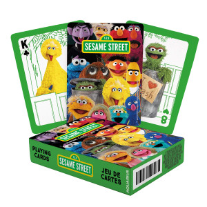 AQUARIUS Sesame Street Playing cards - Sesame Street cast Deck of cards for Your Favorite card games - Officially Licensed Sesame Street Merchandise & collectibles