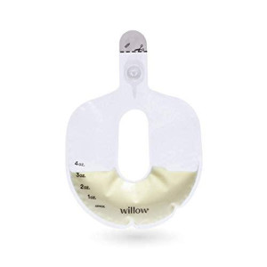 Willow Pump Spill-Proof Breast Milk Bags, 48 count Holds 4 oz Per Bag Self-Sealing Storage Bags, Recyclable & BPA Free Breast Feeding Essential for The Willow Pump