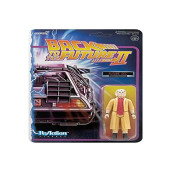 Super7 Back to The Future Part II: Doc Brown Reaction Figure, Multicolor