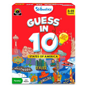 Skillmatics card game - guess in 10 States of America, Educational Travel Toys for Boys, girls, and Kids Who Love Board games, geography and History, gifts for Ages 8, 9, 10 and Up