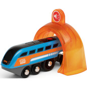BRIO 33971 Smart Tech Sound Record & Play Engine Wooden Toy Train for Kids Age 3 and Up