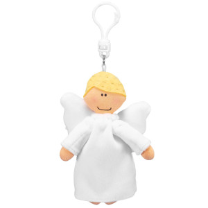The Angel Gift Keychain - Backpack Angel Keyring For Kids, Plush Keychain For Children, Strength