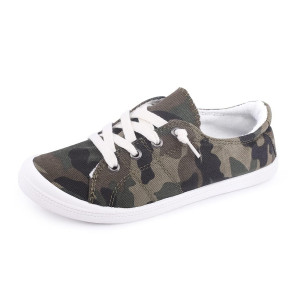 Womens Slip On canvas Sneaker Low Top casual Walking Shoes classic comfort Flat Fashion Sneakers (camo 10)
