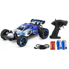 DoDoMagxanadu Remote control Rc cars, 1:18 2WD Monster Rc Truck High Speed Racing car, Easter Basket Stuffers Toy cars for Boys and girls gifts for Kids(Black Blue)