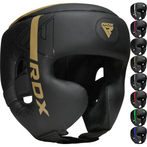 RDX Boxing Headgear, MMA Training, Adjustable Padded Kara,Muay Thai Headgear, Kickboxing, Sparring, Martial Arts, Karate, Taekwondo Helmet