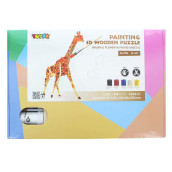 Shantou South Toys Factory 3D Wooden Painting Puzzle giraffe