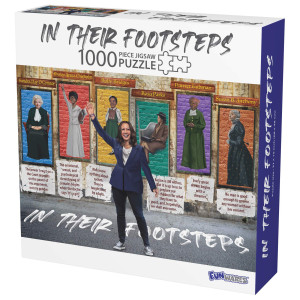 1000 Piece Puzzle, in Their Footsteps, Featuring The First Women, Figures Who Made Womens History