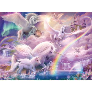 Ravensburger Pegasus Unicorns 100 Xxl Piece Jigsaw Puzzle For Kids - 12979 - Every Piece Is Unique, Pieces Fit Together Perfectly