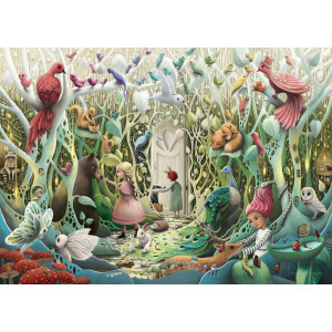 Ravensburgerathe Secret Garden 1000 Piece Jigsaw Puzzle For Adults - 16806 - Every Piece Is Unique, Softclick Technology Means Pieces Fit Together Perfectly