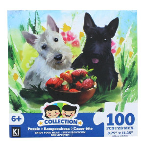 Toynk Painting Dog 100 Piece Juvenile collection Jigsaw Puzzle