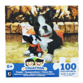 croJack capital Inc French Bulldogs 100 Piece Juvenile collection Jigsaw Puzzle