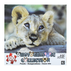 croJack capital Inc Lion 100 Piece Photographic collection Jigsaw Puzzle