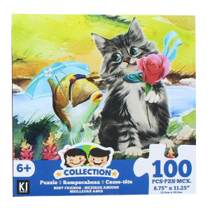 Toynk cat 100 Piece Juvenile collection Jigsaw Puzzle