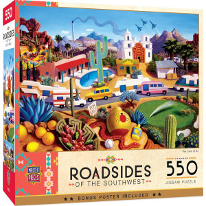 MasterPieces 550 Piece Jigsaw Puzzle for Adults, Family, Or Kids - The Land of AZ - 18x24