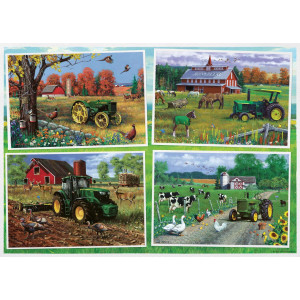Ravensburger John Deere Classic 500 Piece Large Format Jigsaw Puzzle For Adults - 16837 - Every Piece Is Unique, Softclick Technology Means Pieces Fit Together