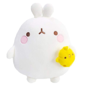 Molang and Piu Piu Stuffed Animal Plush Rabbit Toy Soft cushion 98 inch White
