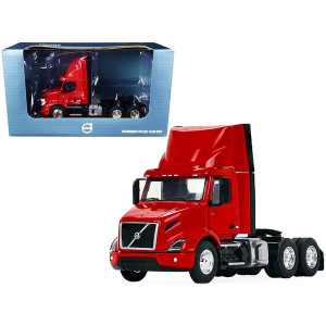Volvo VNR 300 Day cab with Roof Fairing Truck Tractor crossroad Red 150 Diecast Model by First gear