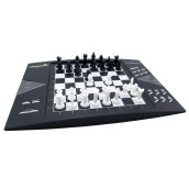 Lexibook chessmanA Elite Interactive Electronic chess game +, 64 Levels of Difficulty, LEDs, Family child Board game, BlackWhite, cg1300US
