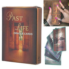Faceuer Interactive game Toy, Exquisite And Special Portable Tarot card Deck with 44-card for Beginners Expert Readers for Party for Adult