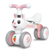 Ancaixin Baby Balance Bikes Toys for 1 Year Old girls, Riding Toy for 10-36 Month Toddler No Pedal Infant 4 Wheels Baby Bicycle Best First Birthday New Year Holiday (Rabbit)
