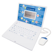 Lexibook - Educational and Bilingual Laptop SpanishEnglish - Toy for children with 124 Activities to Learn Mathematics, Dactylography, Logic, clock Reading, Play games and Music - Jc598i2