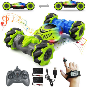 HScopter gesture Rc cars 4WD Drift Stunt Remote control car Twist Offroad craweler with gravity Sensor Watch Light Music Kids Toys gift Prensent for Boy girl Birthday chirstams Party Xmas