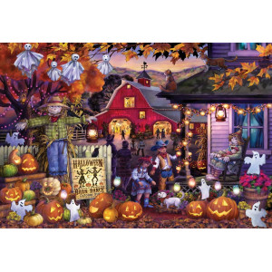 Vermont Christmas Company Halloween Dance Jigsaw Puzzle 100 Piece - Large Pieces
