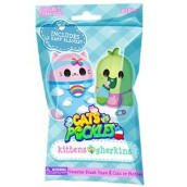 Kittens vs gherkins - Mystery Bag - contains 1 Pair of 3 Bean Filled Plushies collect These as Stocking Stuffers, Fidget Toys or Sensory Toys great for Kids, Boys, & girls - collect Them All