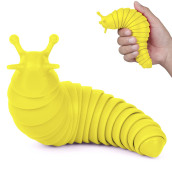 IFiwin Fidget Slug, Sensory Slug Fidget Toys for Autistic Kids & Adults, Autism Sensory Toys, Stress Toys, Toddler Toys, Birthday gifts for 3 4 5 6 7 8+ Year Old girl
