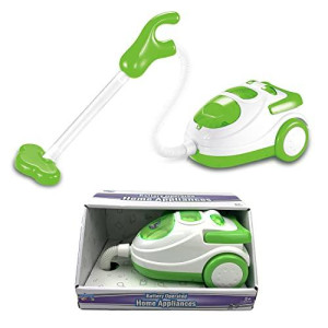 Misco Toys Kids Vacuum cleaner Appliances, Kids Junior Toy Handheld Vacuum cleaner with Realistic Action & Sounds for Toddlers, great gift for Kids Ages 3 4 5 6 7+ (green)