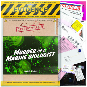 Unsolved Murder Mystery game - cold case Files Investigation - cRYPTIc KILLERS - Detective cluesEvidence - Solve The crime - Individuals, Date Nights & Party groups - Murder of a Marine Biologist