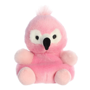 AuroraA Adorable Palm PalsA Pinky FlamingoA Stuffed Animal - Pocket-Sized Fun - On-The-go Play - Pink 5 Inches