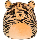 Squishmallows Official Kellytoy 7 Inch Soft Plush Squishy Toy Animals (Tina Tiger)