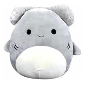 Squishmallows Official Kellytoy Sealife and Animal Soft and Squishy Holiday Stuffed Toy - great Birthday gift for Kids 8 Inch (Tank)